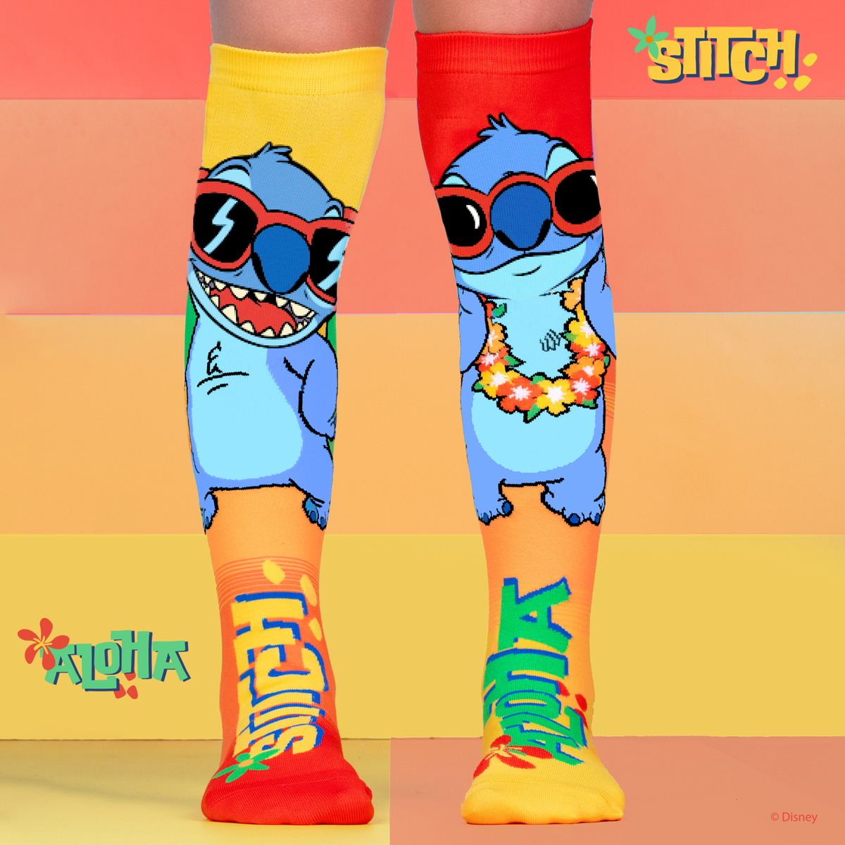 MEIAS ÓCULOS STITCH